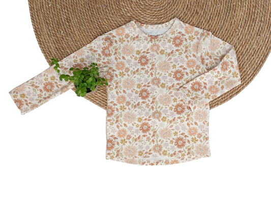 Longsleeve Lizzy met bloemenprint (kies zelf de print)