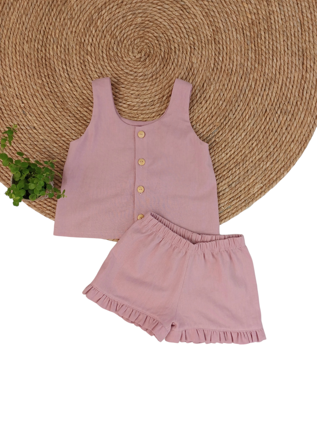 Short Lola linnen in verschillende kleuren/prints