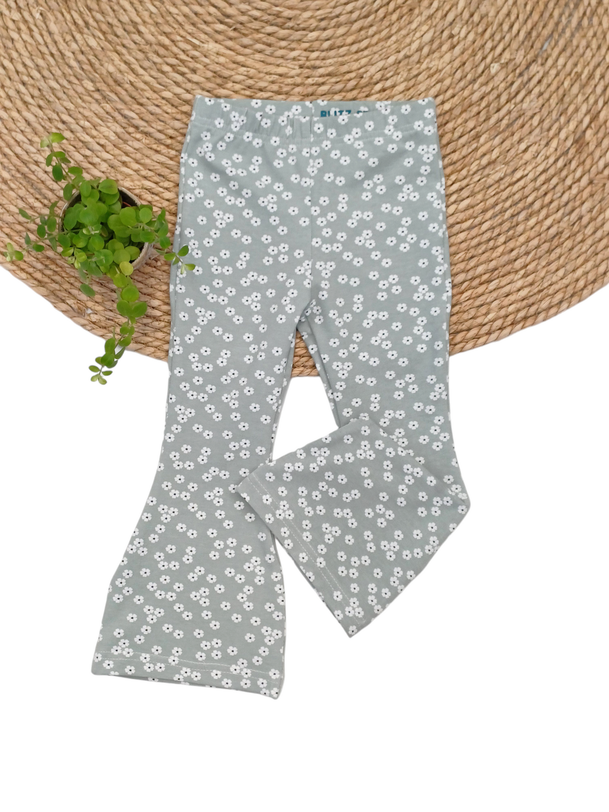 Flared broek Julia bloemenprint