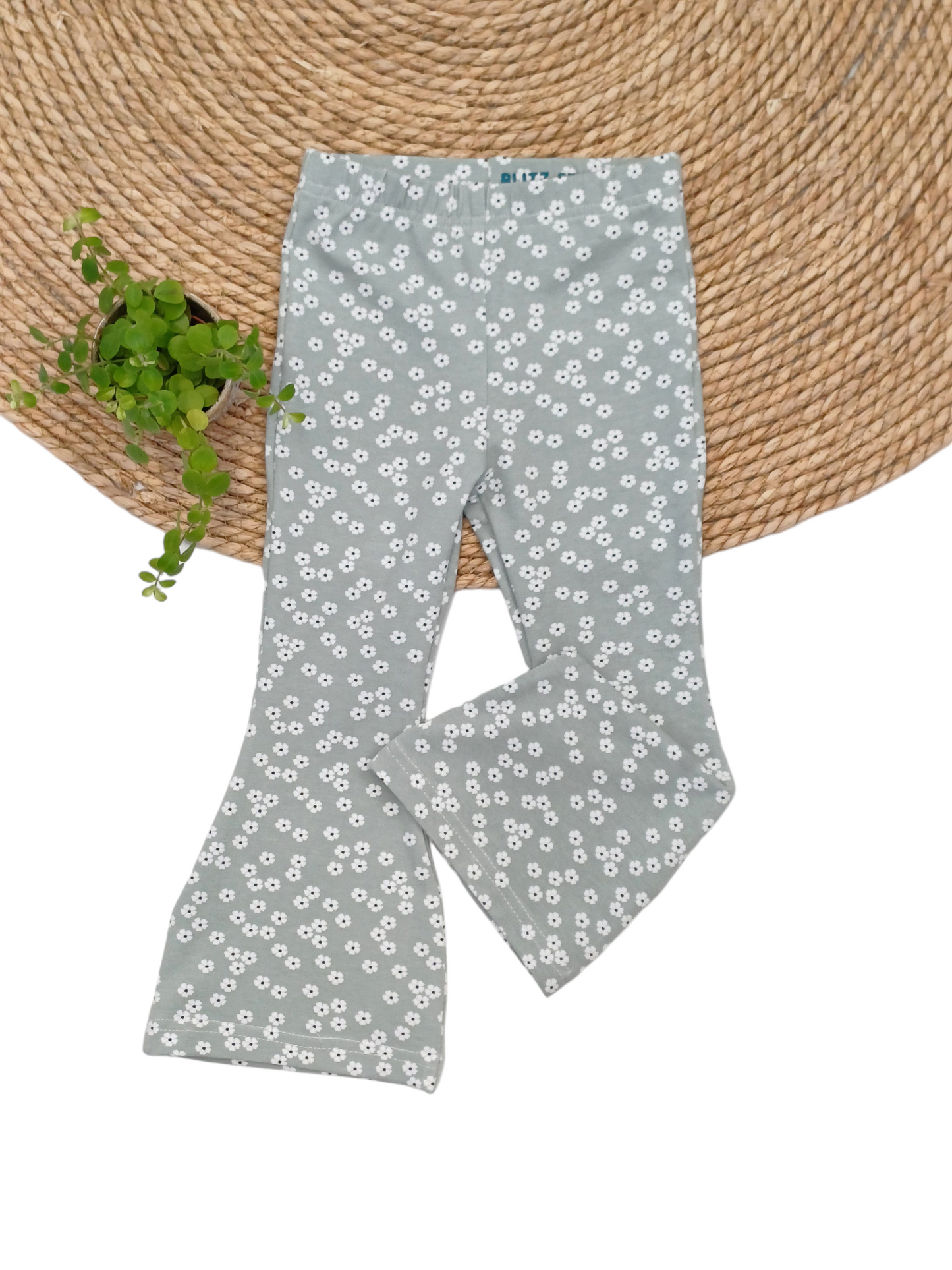 Flared broek Julia bloemenprint