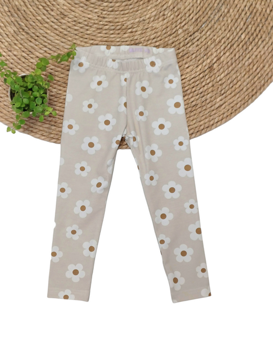 Legging daisy zand