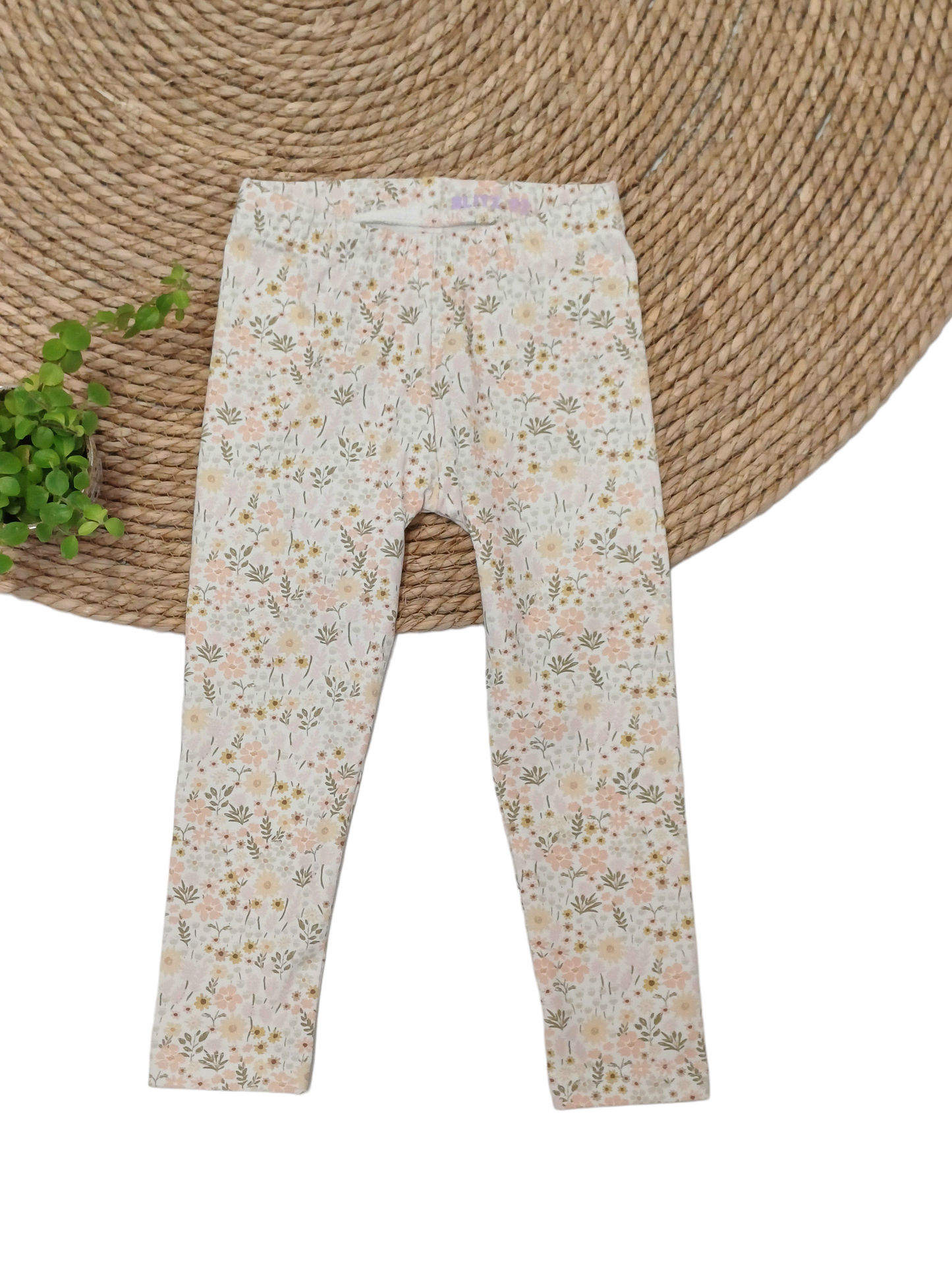 Legging met bloemenprint naar keuze