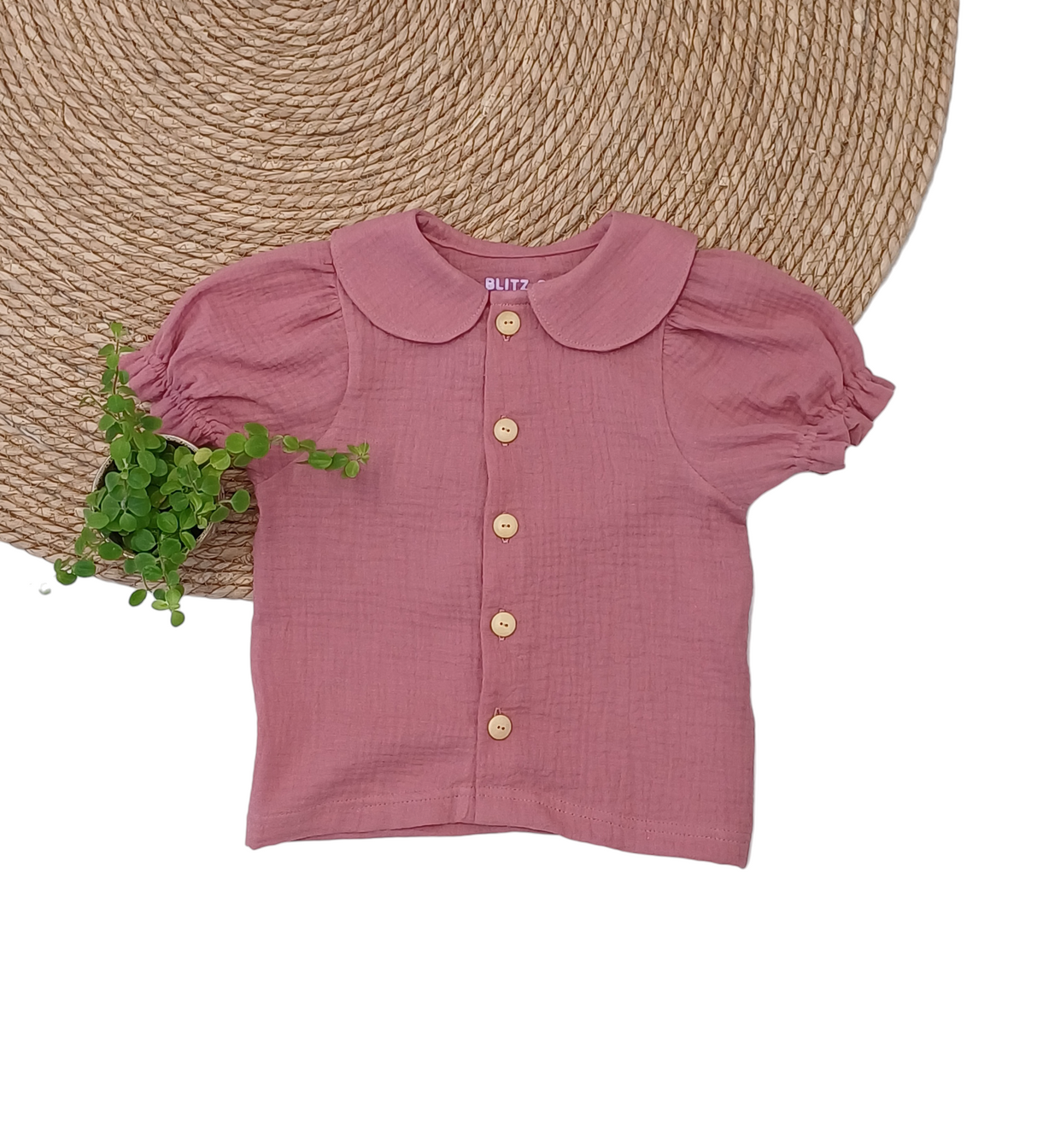 Blouse Fenna framboos roze