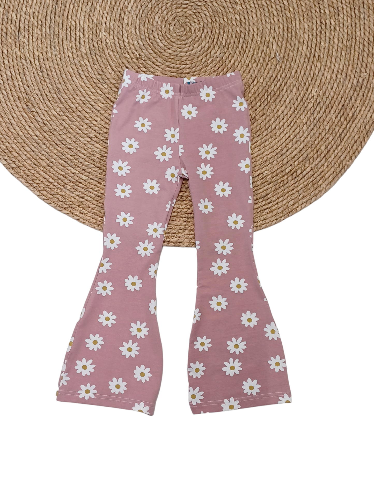 Flared broek daisy rose