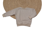 Sweater Leen taupe leopard
