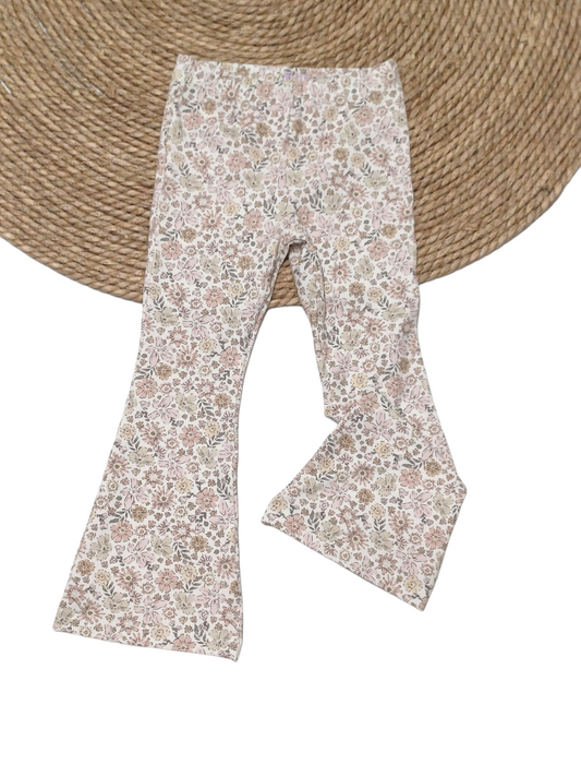 Flared broek floral fleury