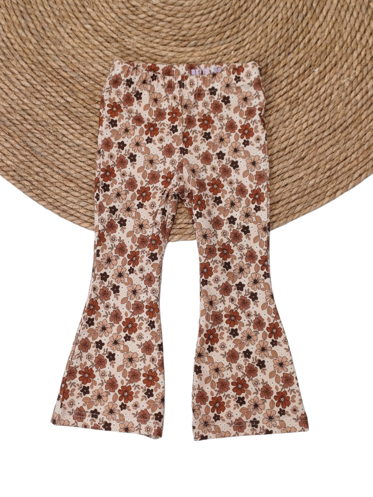 Flared broek Julia bloemenprint