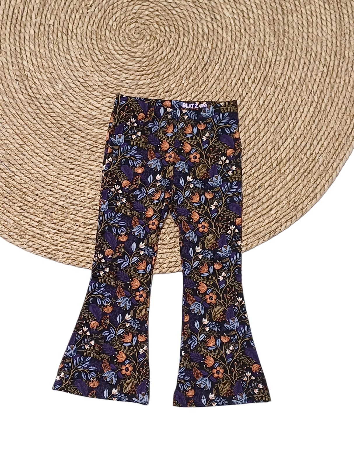 Flared broek Julia bloemenprint