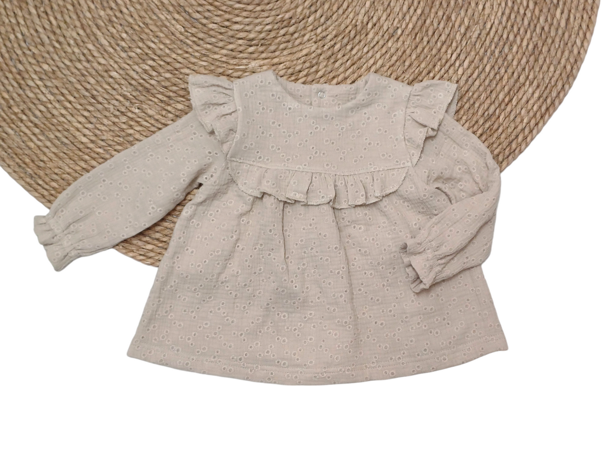 Blouse Yara broderie in verschillende kleuren