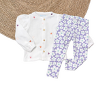 Blouse Fay ecru hartjes