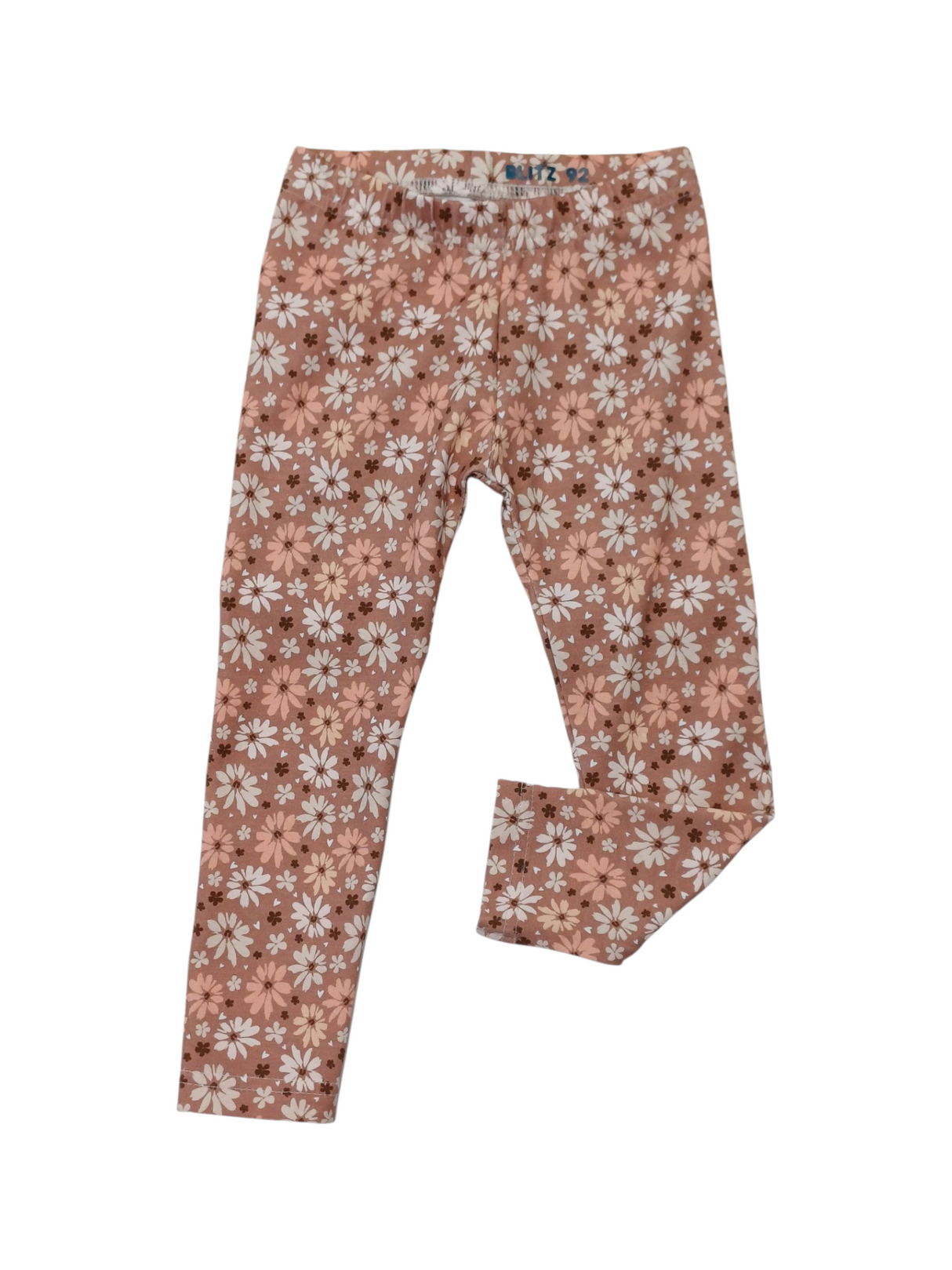 Legging bloemenpracht perzik