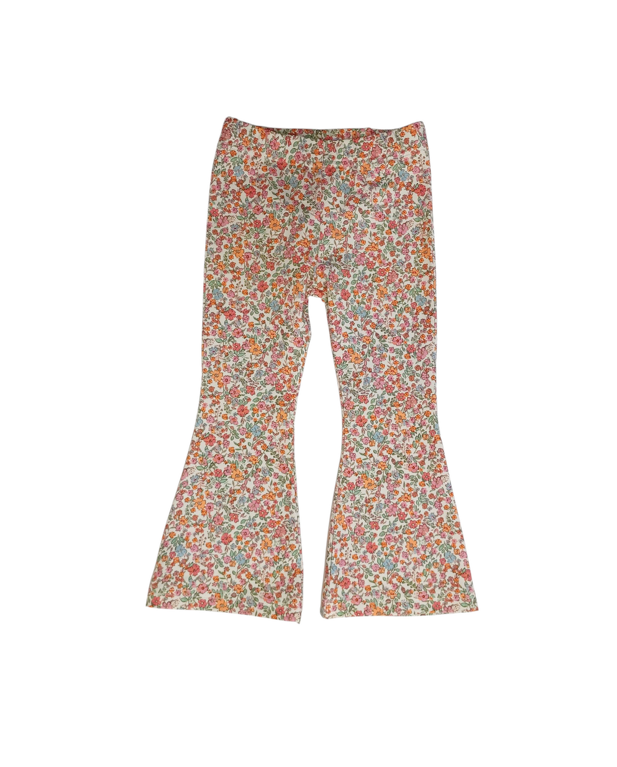 Flared broek floral crush