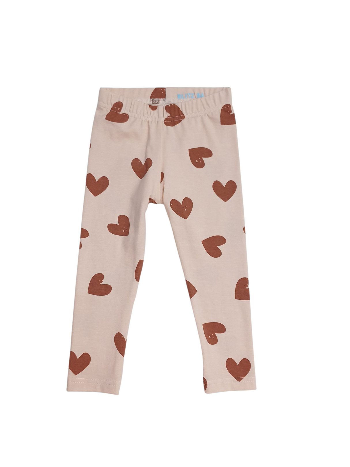 SALE MAAT 86 Legging hartjes op roze
