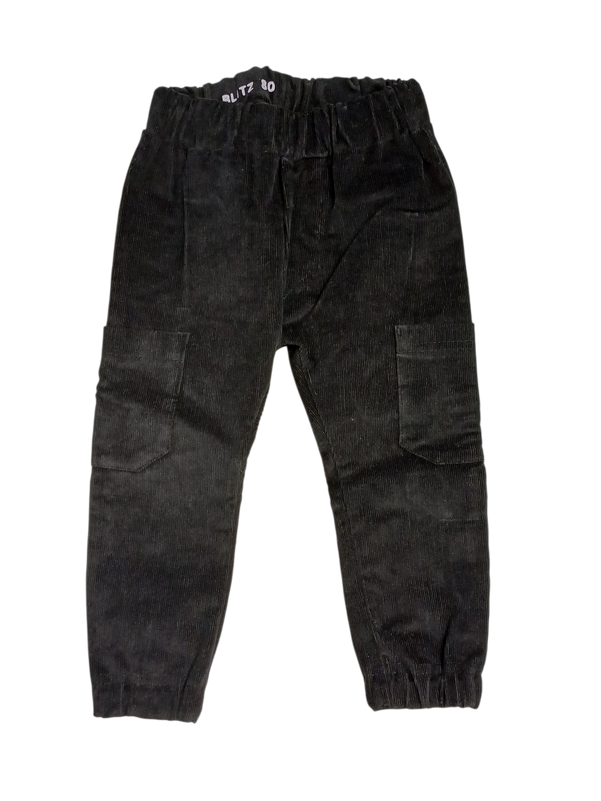 SALE MAAT 80 Broek Dex rib zwart