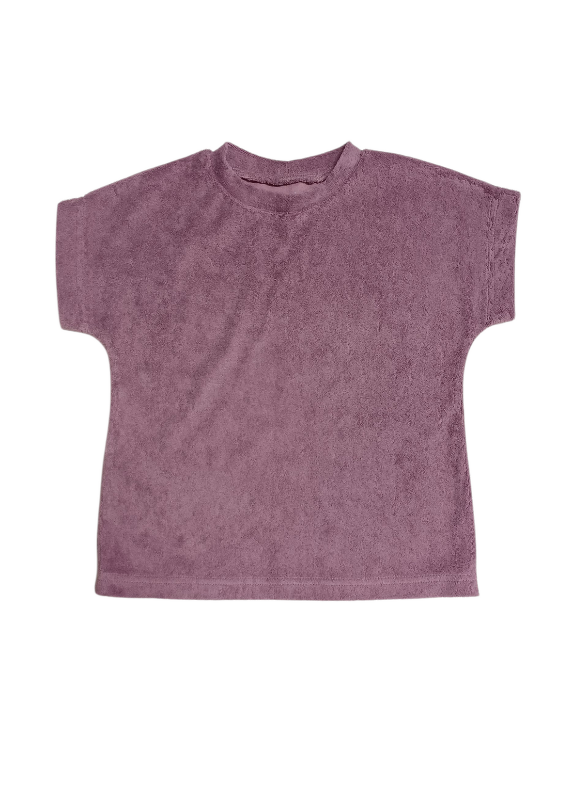 SALE MAAT 110 Oversized T-shirt Rowan badstof oud lila