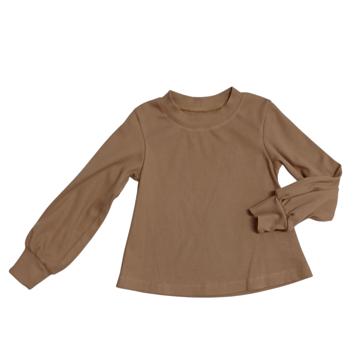 SALE MAAT 92 Longsleeve Mila rib cacao