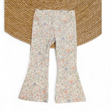 Flared broek pastel zomer
