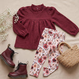 Blouse Merel bordeaux