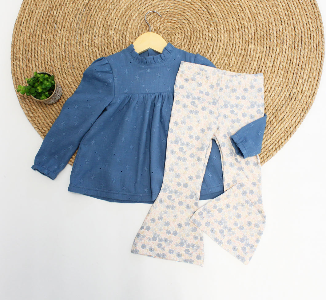 Broderie blouse Merel in kleur van je keuze