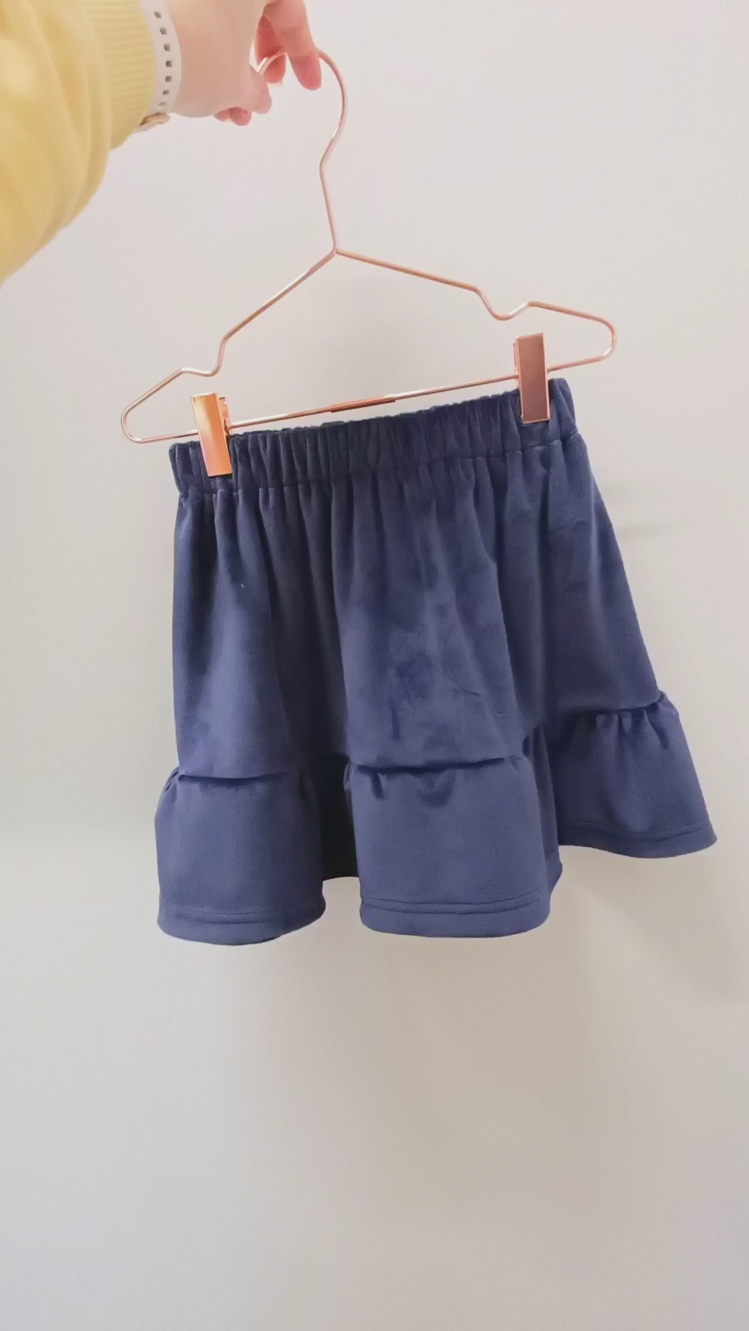 Rokje Belle velours in 4 kleuren