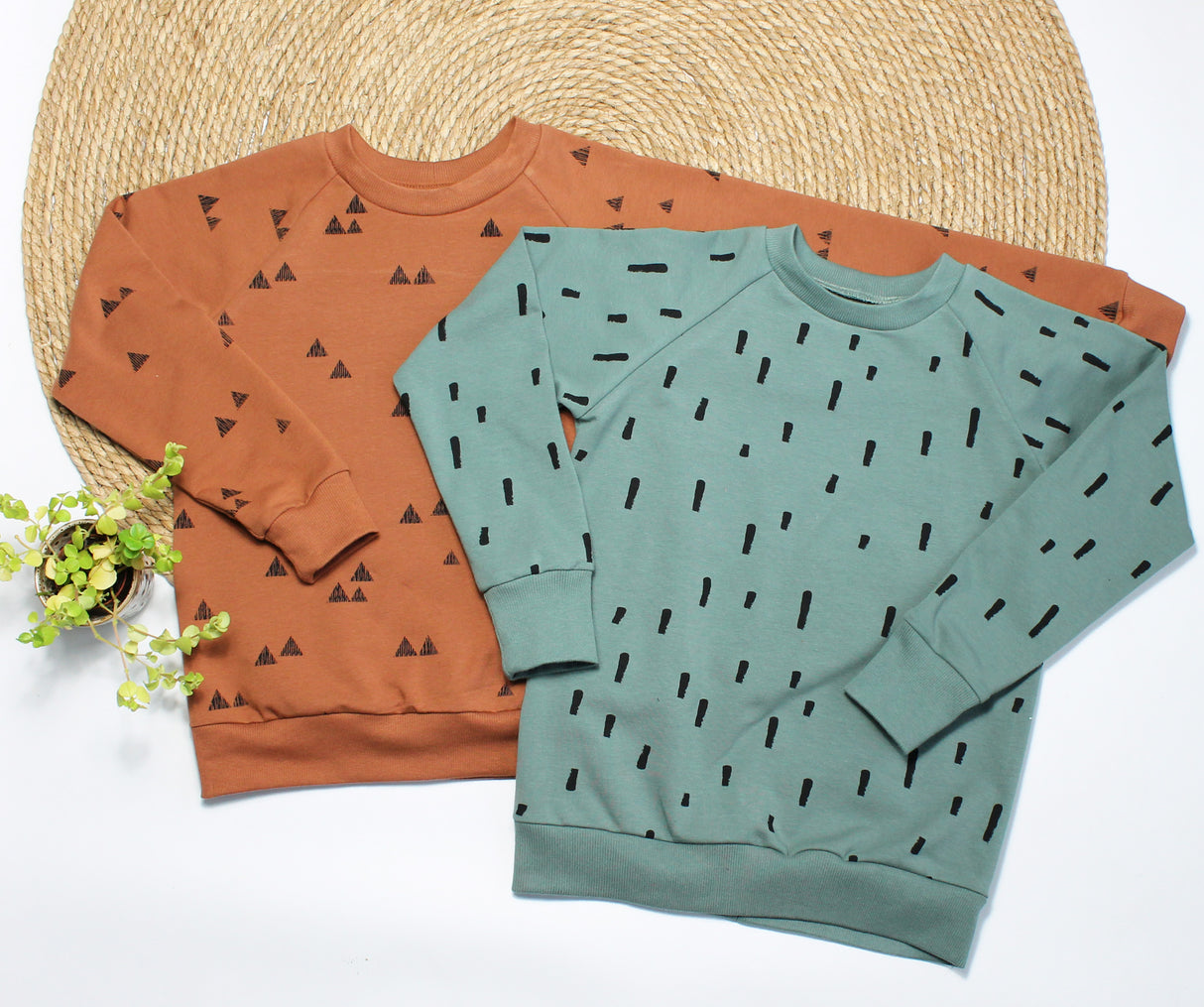 Sweater Stijn in hippe print naar keuze