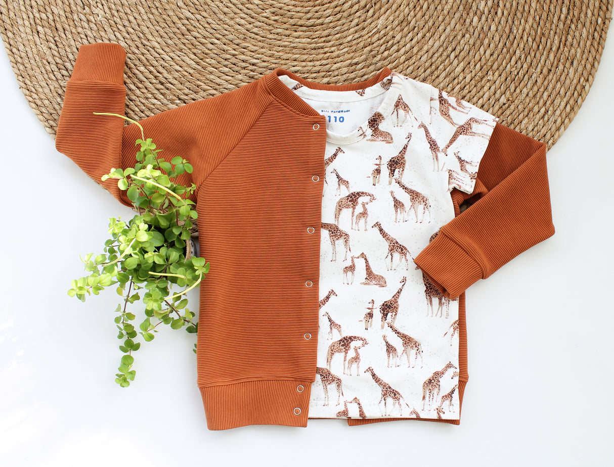 Vest Renee grove rib in kleur naar keuze