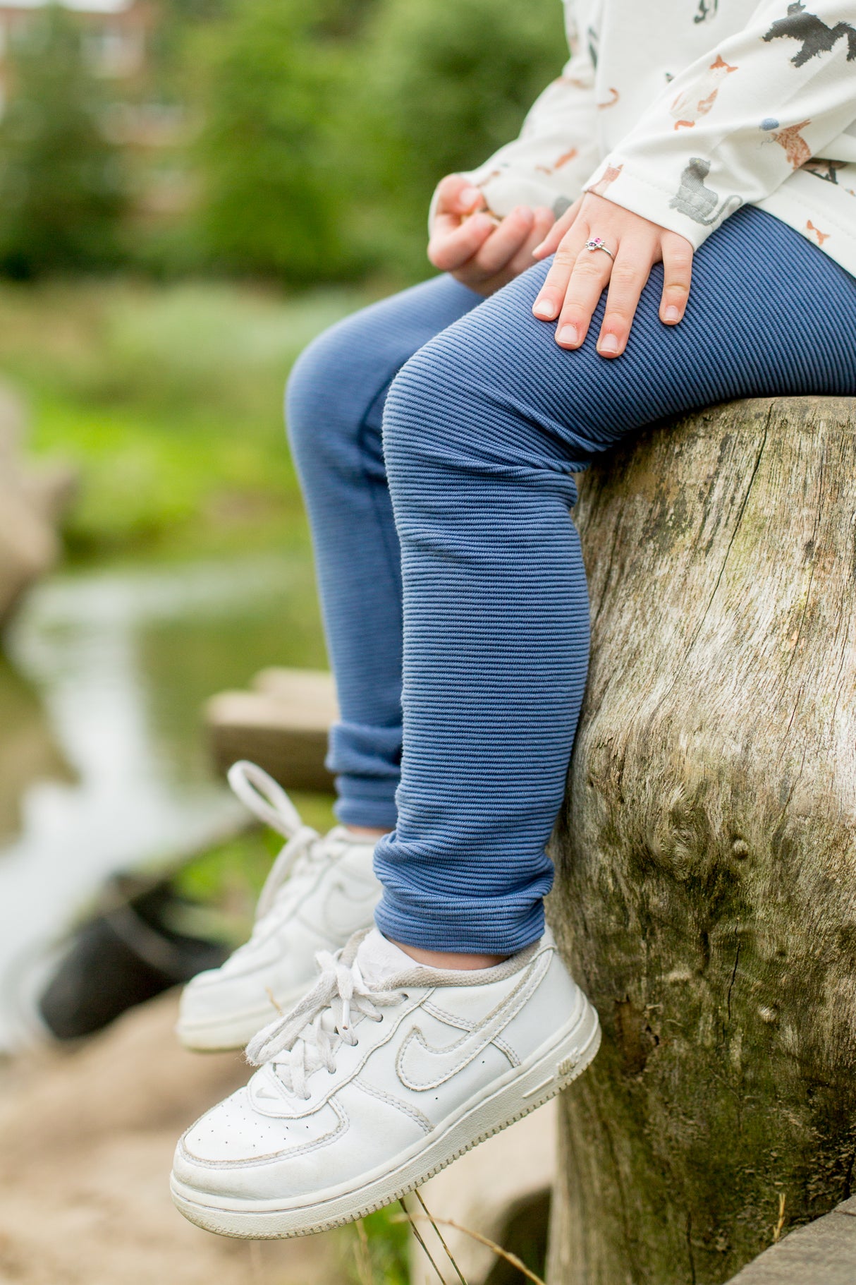 Legging grove rib