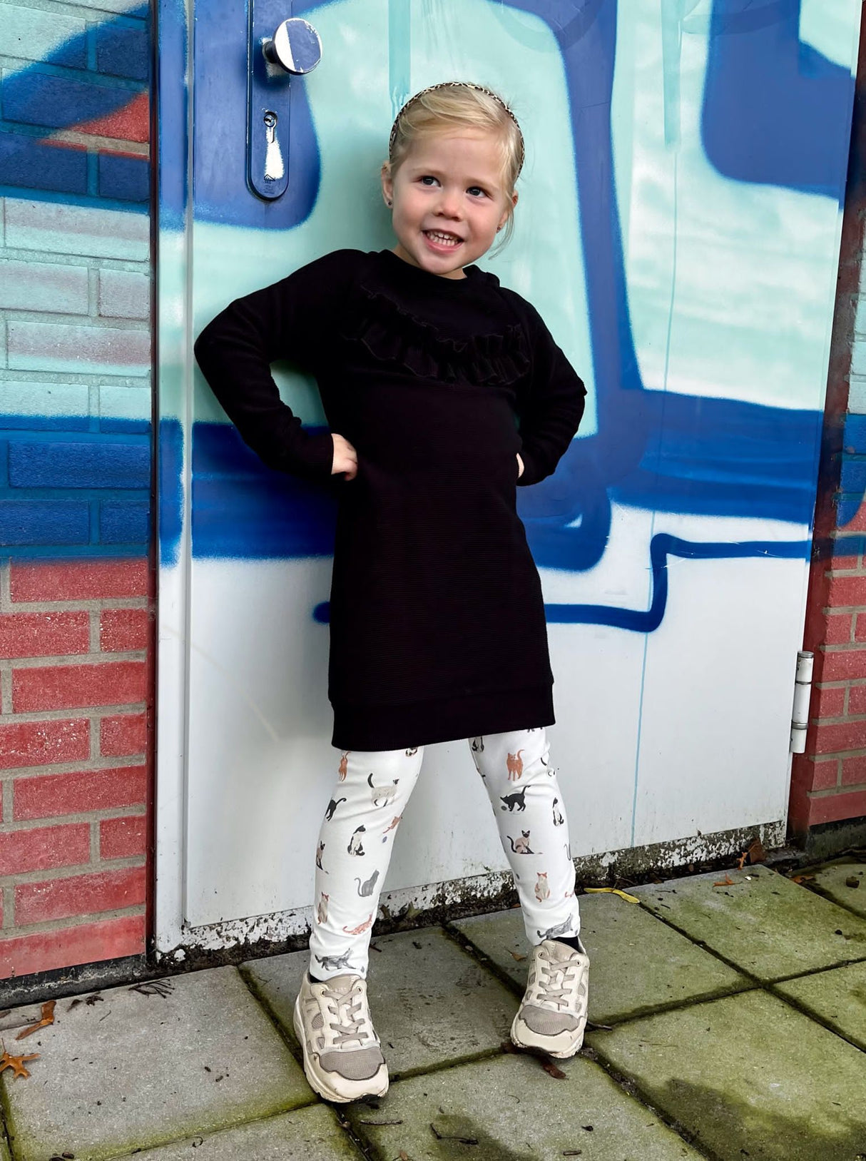 Sweaterjurk Sofie grove rib in kleur naar keuze