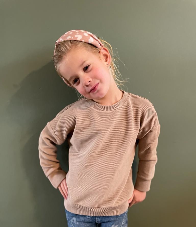 Sweater Vieve grove rib in kleur naar keuze