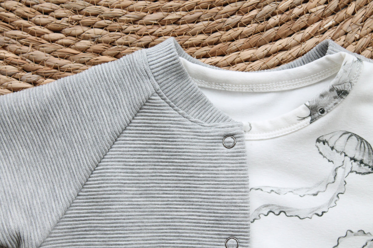 Vest Renee grove rib in kleur naar keuze