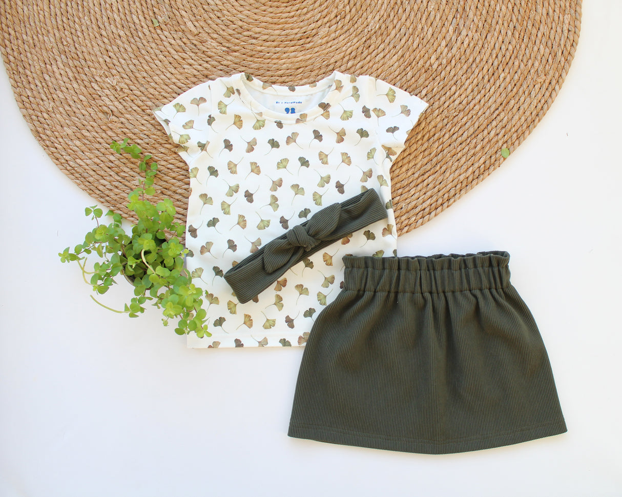 Basic T-shirt Sam in Bloemenprint naar keuze