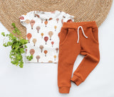 Joggingbroek Charly grove rib in kleur naar keuze