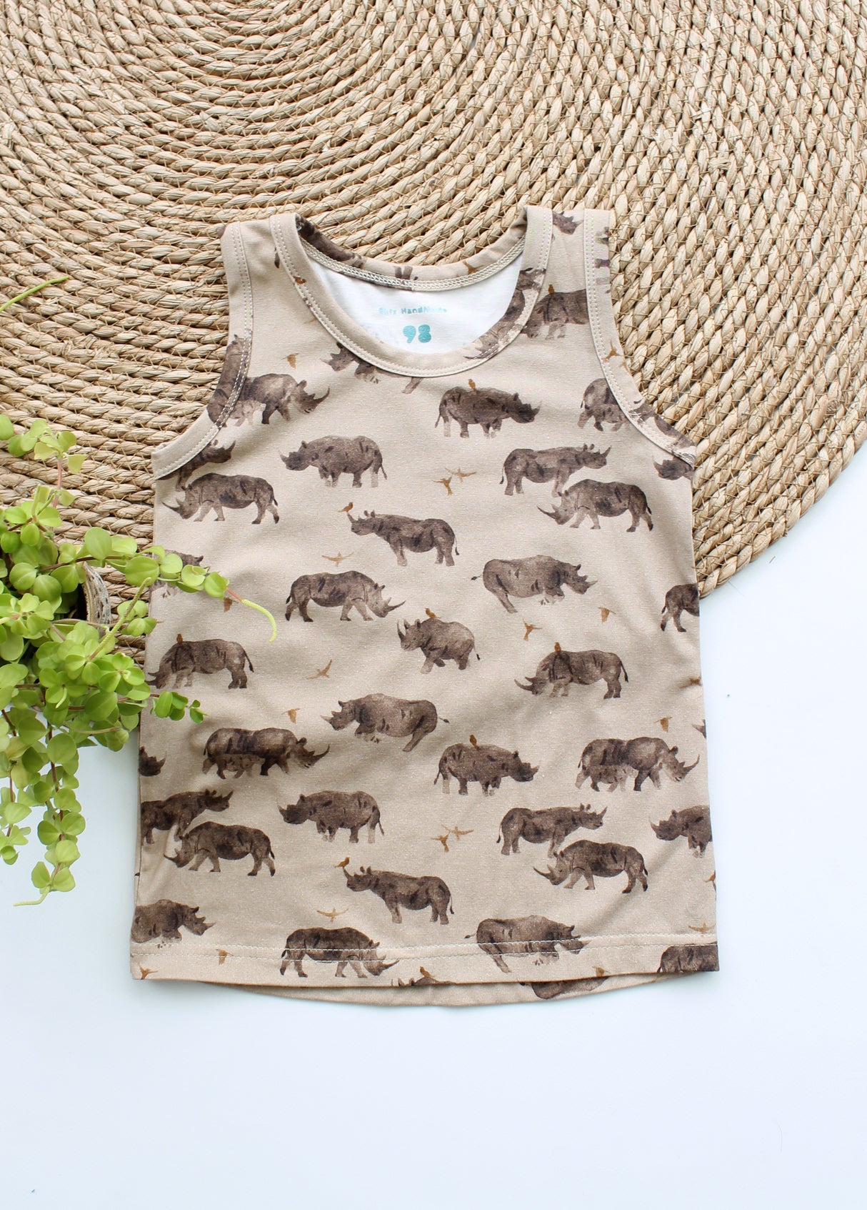 Tanktop Jamie met dierenprint naar keuze