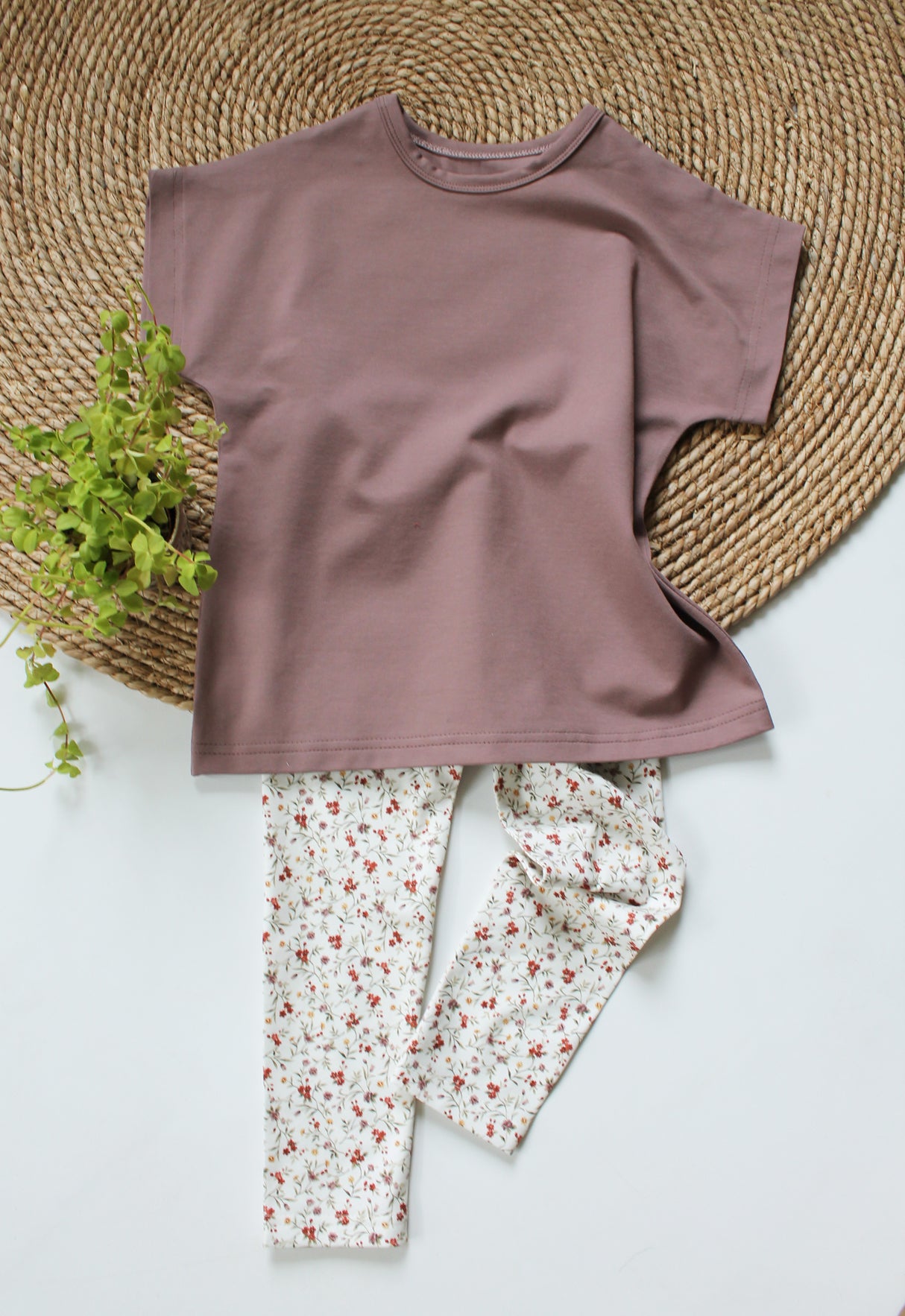 Oversized T-shirt Rowan uni tricot