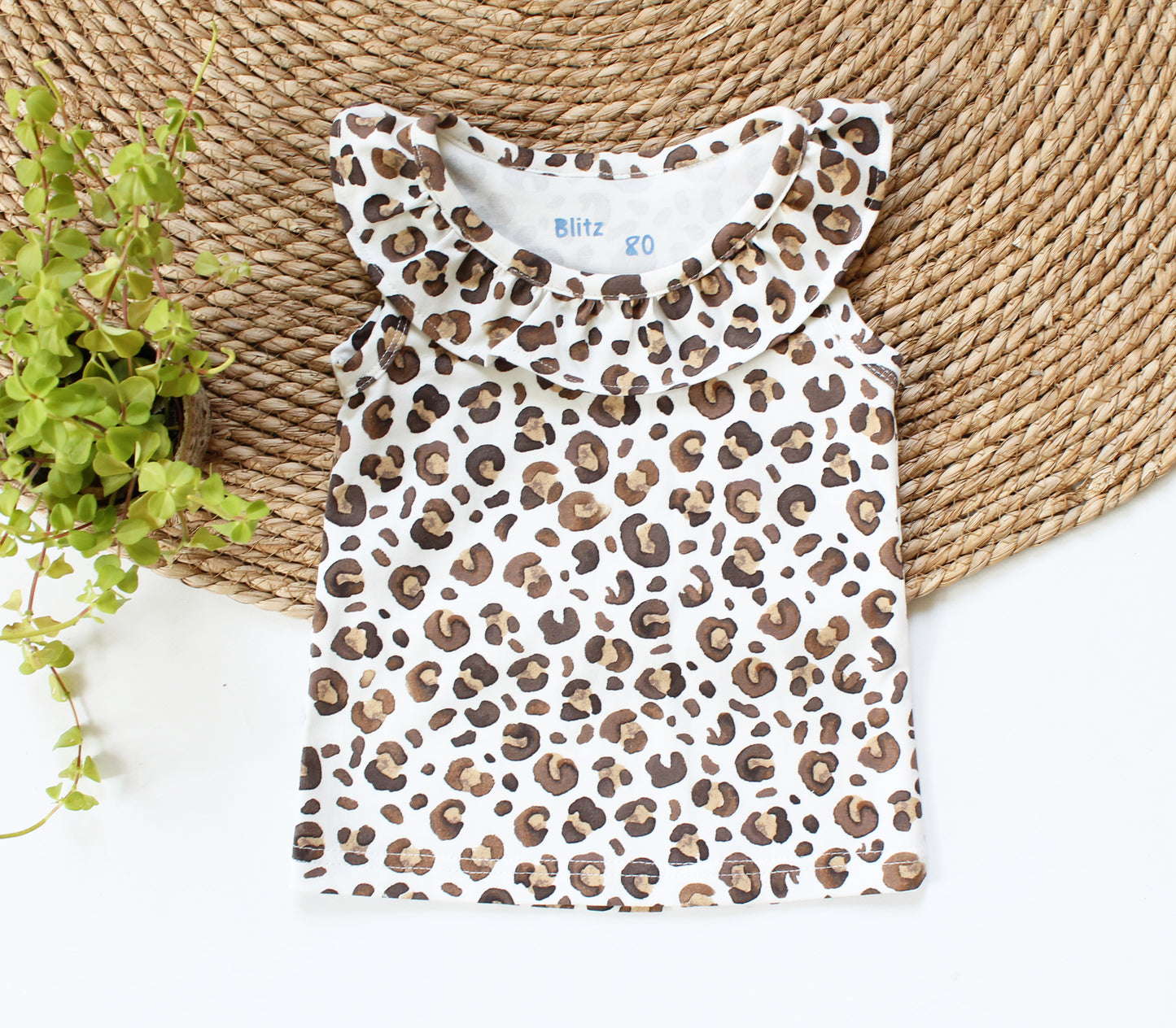 Tanktop Yfke met dierenprint naar keuze