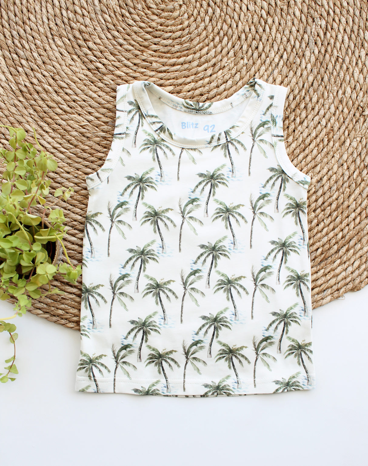 Tanktop Jamie met hippe print naar keuze