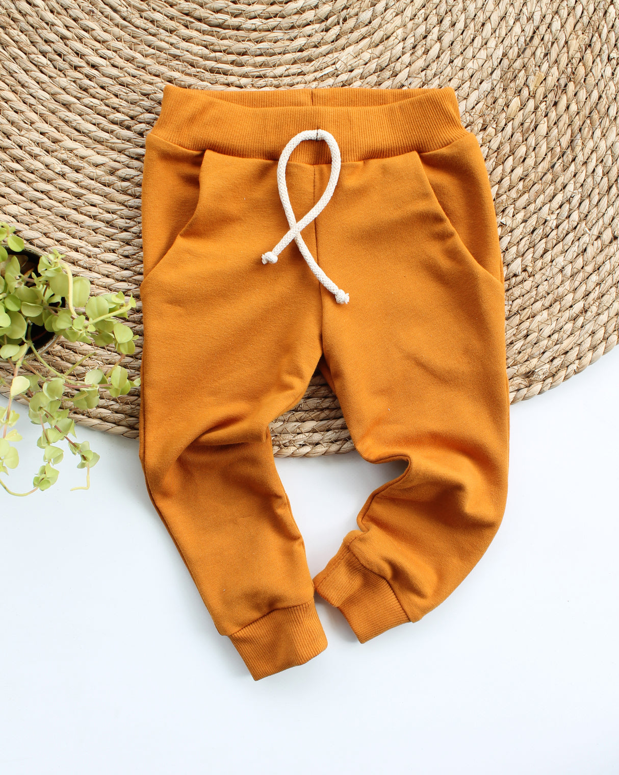 Joggingbroek Charly uni sweaterstof in kleur naar keuze