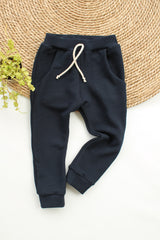 Joggingbroek Charly grove rib in kleur naar keuze