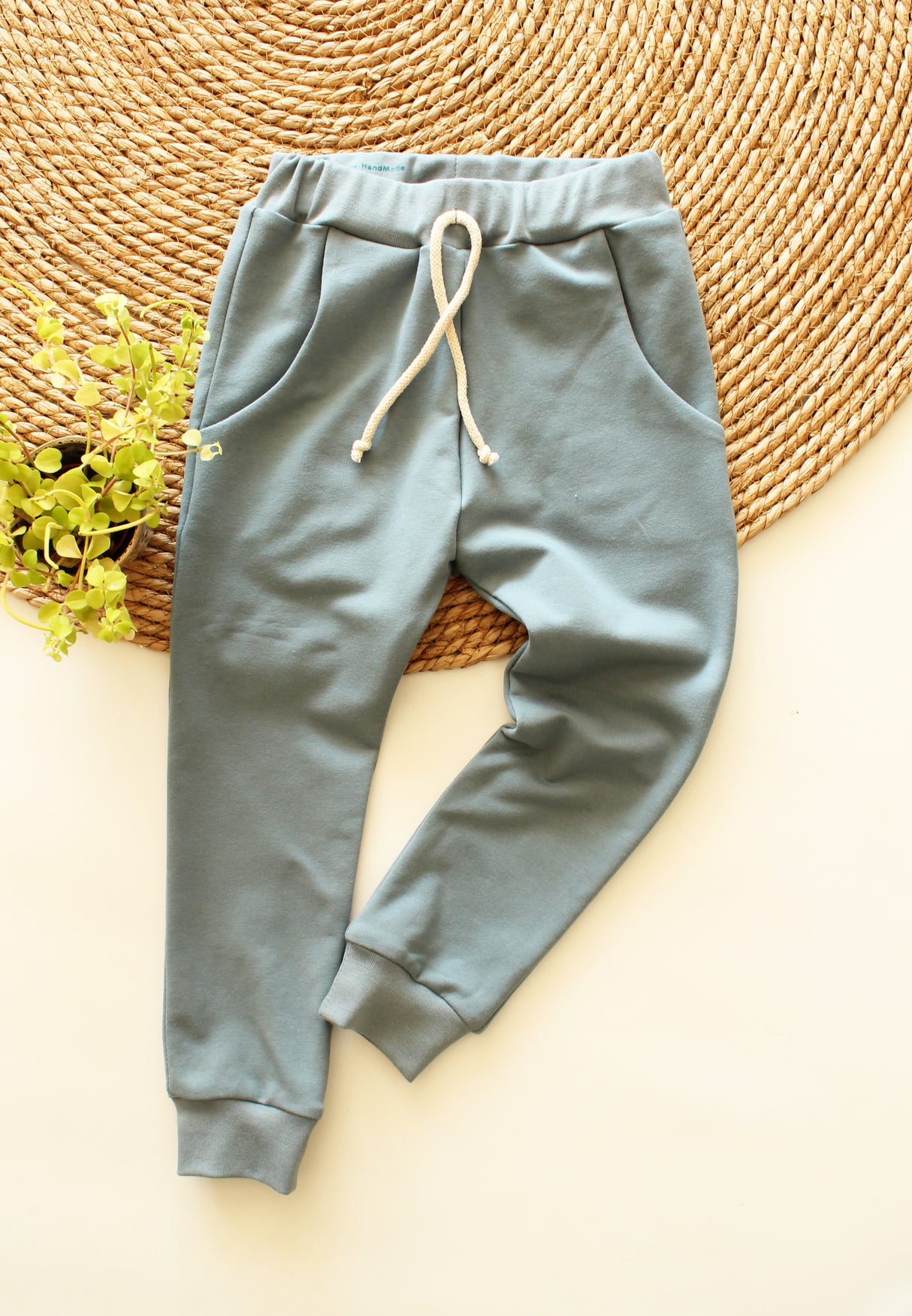 Joggingbroek Charly uni sweaterstof in kleur naar keuze