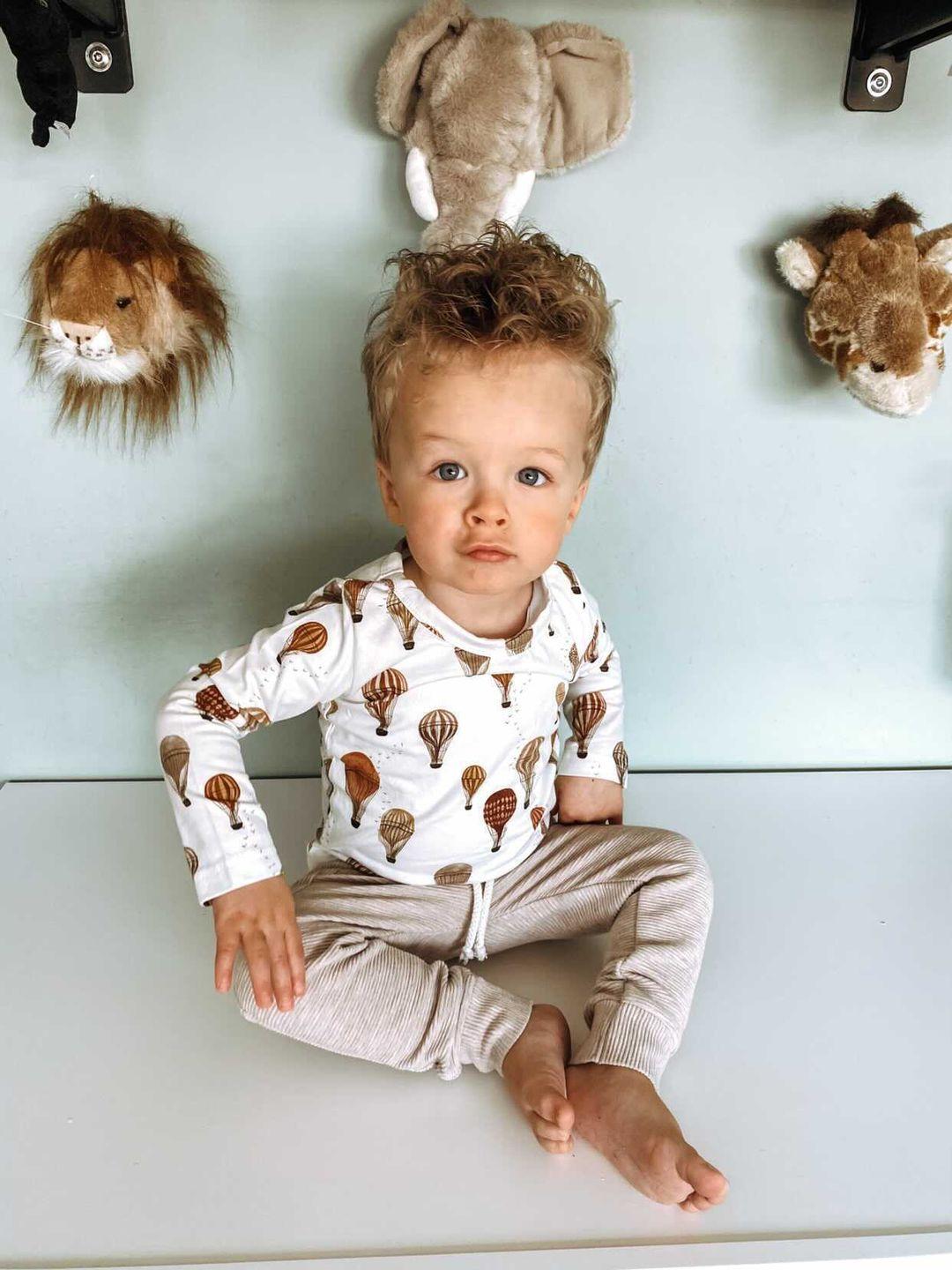 Basic Longsleeve Puck hippe print