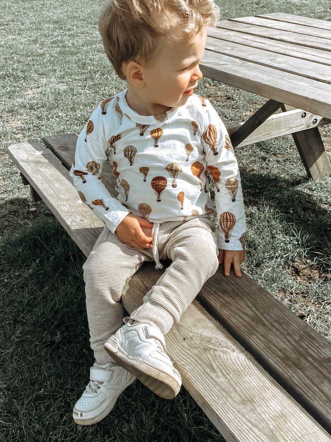 Joggingbroek Cas grove rib