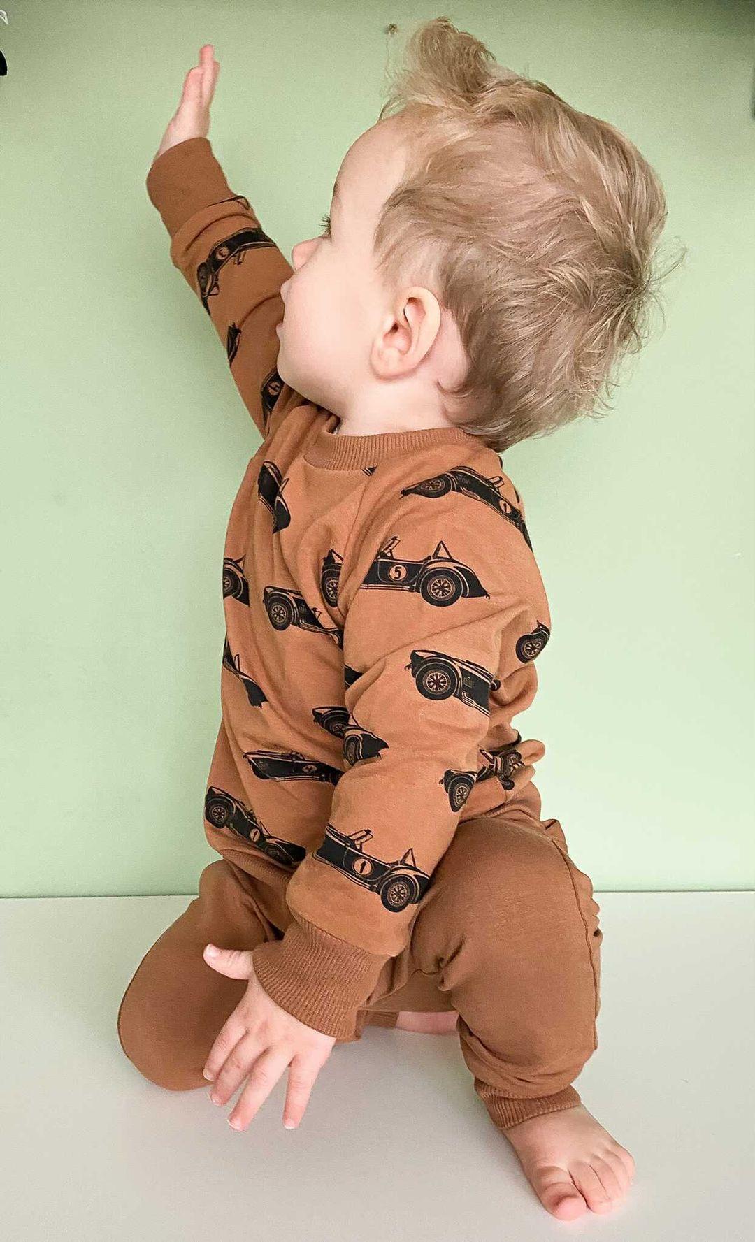 Sweater Stijn in hippe print naar keuze