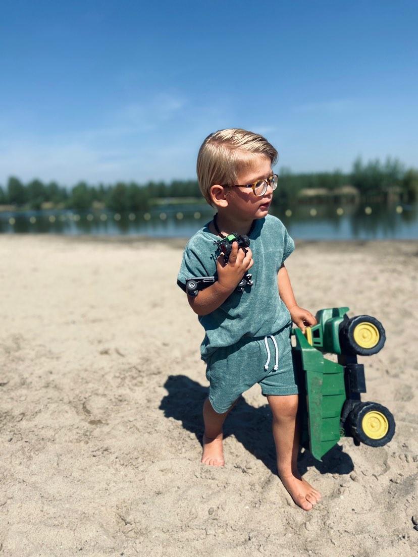 Oversized T-shirt Rowan badstof in verschillende kleuren