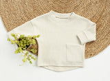 Sweater Vik wafel sweater in kleur naar keuze