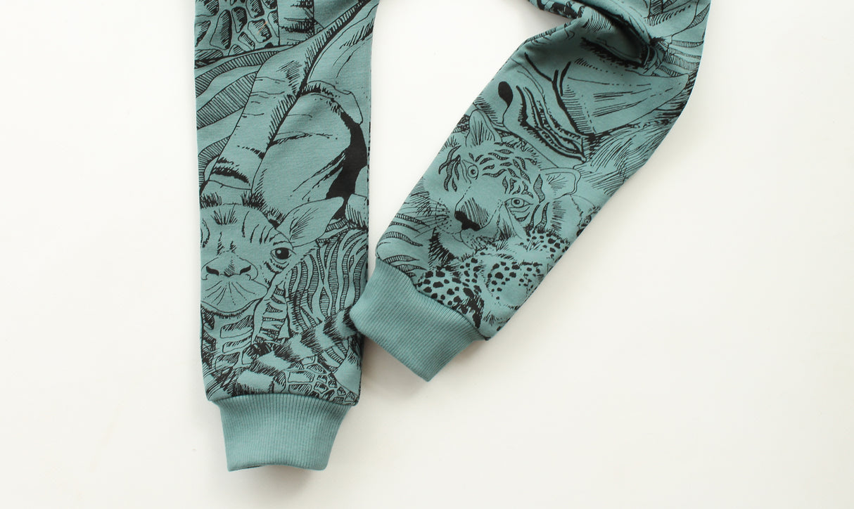 Tuinbroek Bobby sweater in hippe print naar keuze
