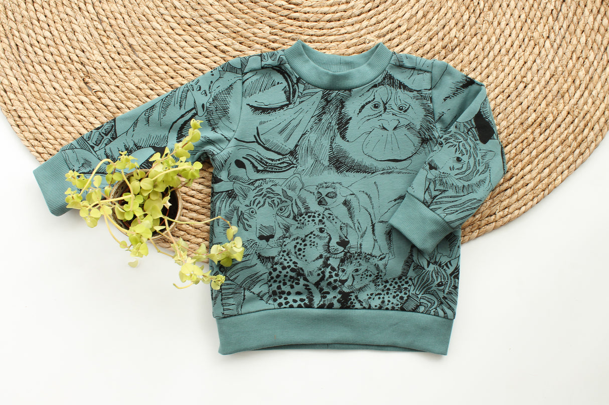 Sweater Wouter in hippe print naar keuze