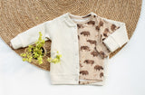 Vest Renee wafelstof