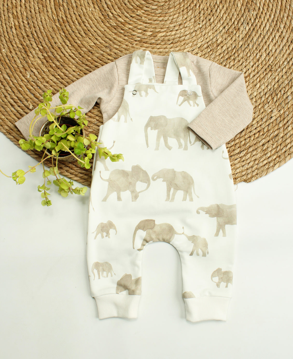 Tuinbroek Bobby sweater in hippe print naar keuze