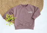 Sweater Vieve uni sweater in kleur naar keuze