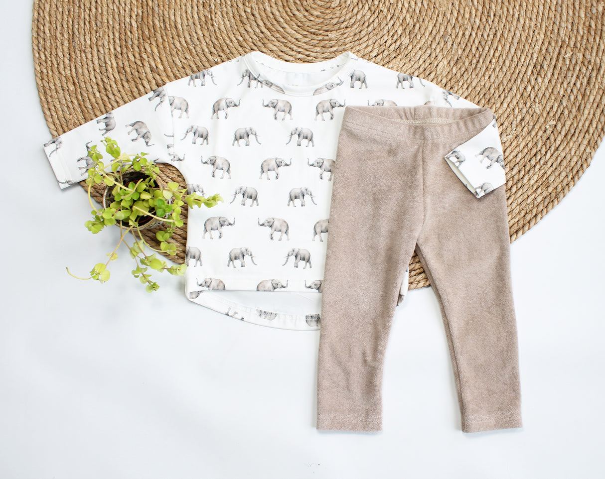 Loose fit longsleeve Nora met dierenprint naar keuze